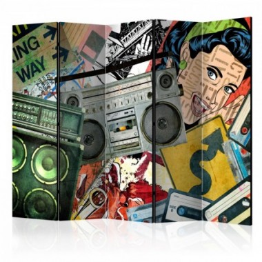 Paravento - Graffiti girl II [Room Dividers] - 225x172