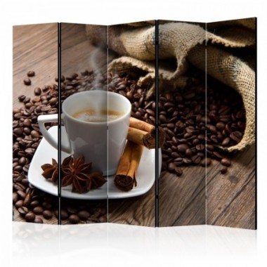 Paravento - Star anise coffee II [Room Dividers] -...