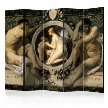 Paravento - Idyll - Gustav Klimt II [Room Dividers]...
