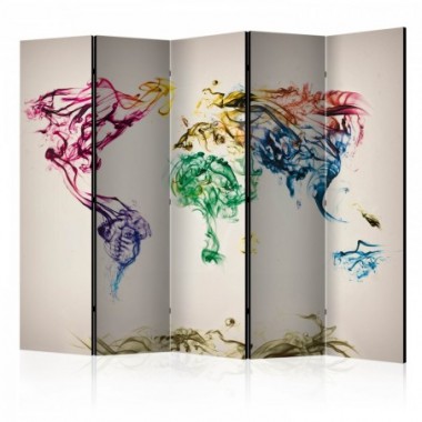 Paravento - Dancing smoke trails II [Room Dividers]...