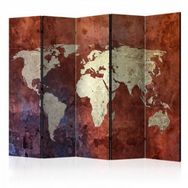 Paravento - Iron continents II [Room Dividers] -...