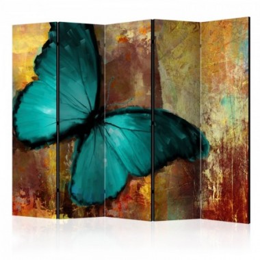 Paravento - Painted butterfly II [Room Dividers] -...