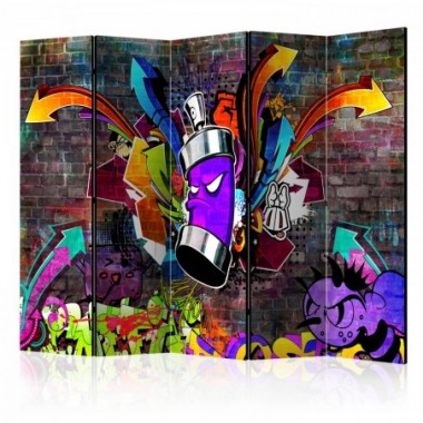 Paravento - Graffiti: Colourful attack II [Room...