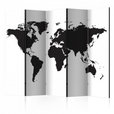 Paravento - Black & White World II [Room Dividers] -...