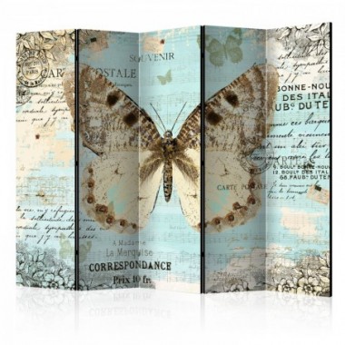 Paravento - Postcard with butterfly II [Room...