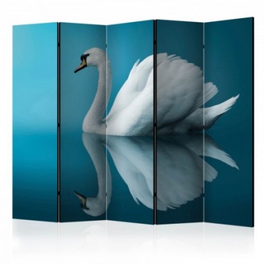 Paravento - swan - reflection II [Room Dividers] -...