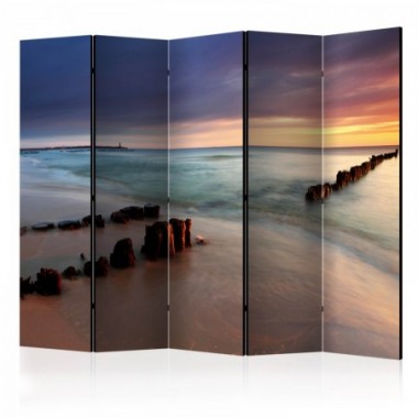Paravento - beach - sunrise II [Room Dividers] -...