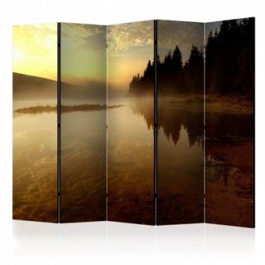 Paravento - Forest and lake II [Room Dividers] -...