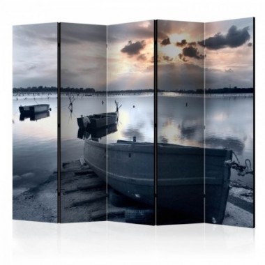 Paravento - Little port boats II [Room Dividers] -...