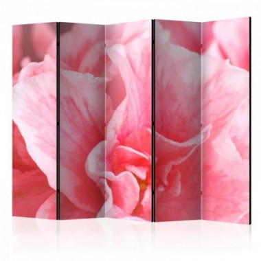 Paravento - Pink azalea flowers II [Room Dividers] -...