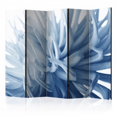 Paravento - Flower - blue dahlia II [Room Dividers]...
