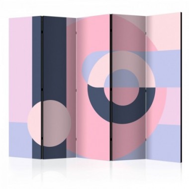 Paravento - Geometric Wreath (Violet) II [Room...