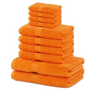 Asciugamano MARINA colore arancione 2*70x140+4*50x100+4*30x50