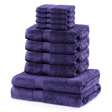Asciugamano MARINA colore viola 2*70x140+4*50x100+4*30x50