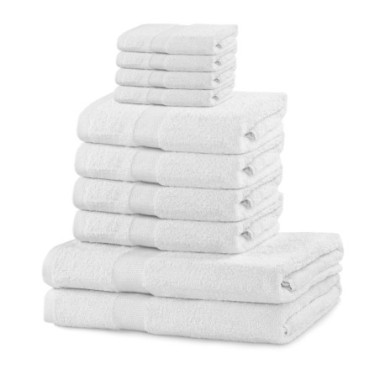 Asciugamano MARINA colore bianco 2*70x140+4*50x100+4*30x50