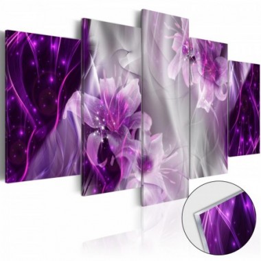 Quadri su vetro acrilico - Purple Utopia [Glass] -...