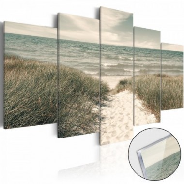 Quadri su vetro acrilico - Quiet Beach [Glass] - 100x50