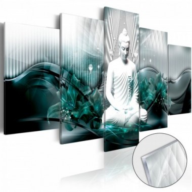 Quadri su vetro acrilico - Azure Meditation [Glass]...