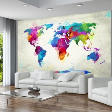 Fotomurale - The map of happiness - 450x270