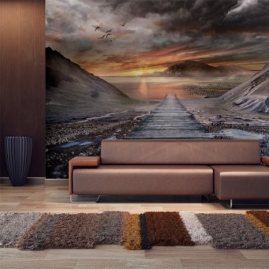 Fotomurale - Terra abbandonata - 450x270