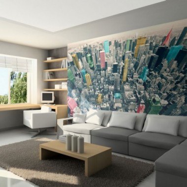 Fotomurale - Riflessi colorati a new York - 450x270