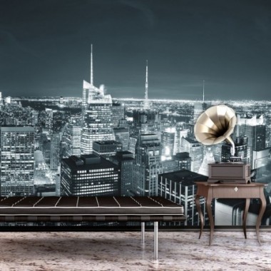 Fotomurale - Vita notturna a New York - 450x270