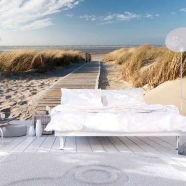 Fotomurale - Spiaggia del Mare del Nord, Langeoog -...