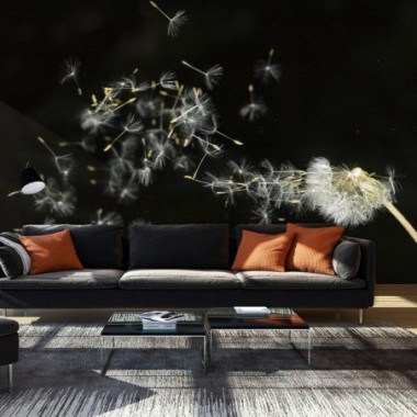 Fotomurale - Semi di un soffione trasportati dal...