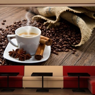 Fotomurale - Star anise coffee - 450x270