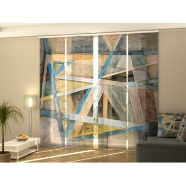 Tende a Pannello Scorrevoli  Linee Astratte...