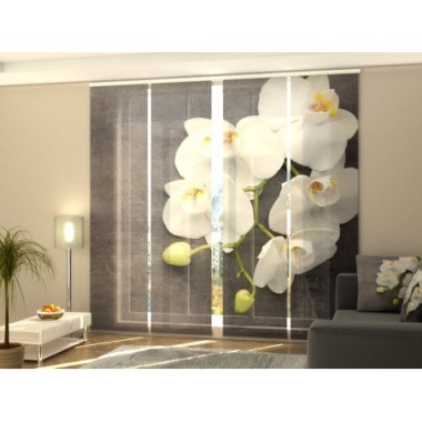 Tende a Pannello Scorrevoli  Grigio e Bianco 270x60