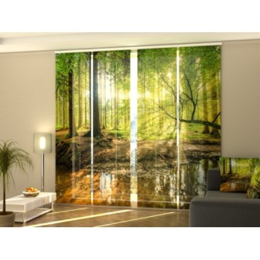 Tende a Pannello Scorrevoli  Raggi di Sole nella...