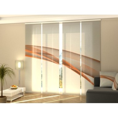 Tende a Pannello Scorrevoli  Elegante Linea Astratta...