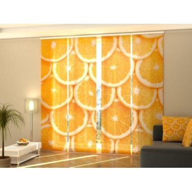 Tende a Pannello Scorrevoli  Estate Arancione 270x60