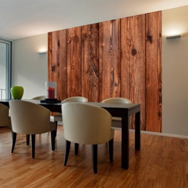 Fotomurale - imitazione - legno - 350x270