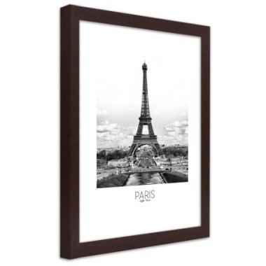 Quadro con cornice, L'iconica Torre Eiffel - 20x30