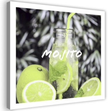 Quadro su tela, Mojito Drink Lime - 30x30