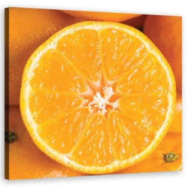 Quadro su tela, Macro arancione - 30x30