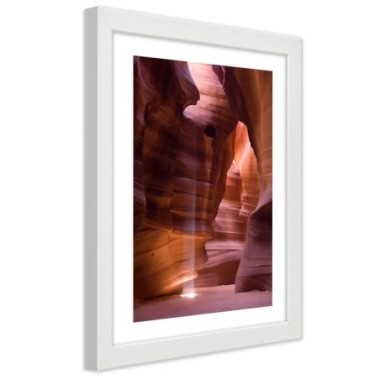 Quadro con cornice, L'alba in una grotta - 30x45