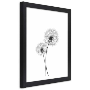 Quadro con cornice, Disegnati due gommoni - 30x45