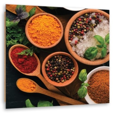 Quadro deco panel, Spezie da cucina - 40x40