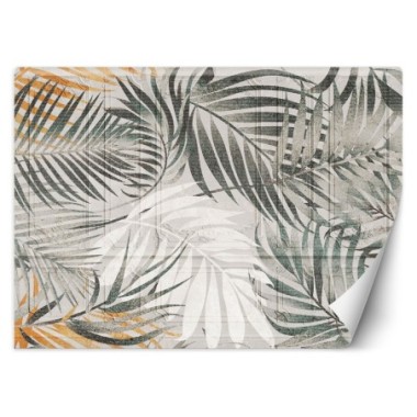 Carta Da Parati, Foglie di palma tropicale - 100x70