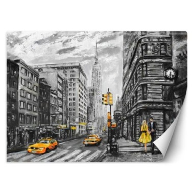 Carta Da Parati, Taxi di New York - 100x70