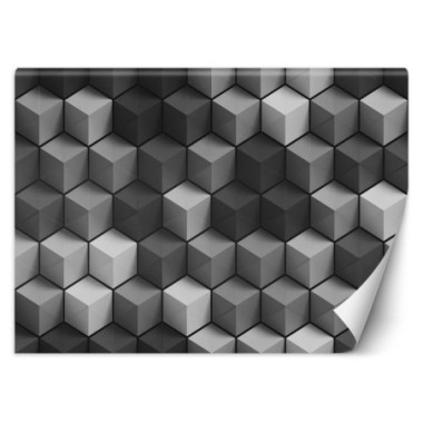 Carta Da Parati, Cubi astratti 3D - 100x70