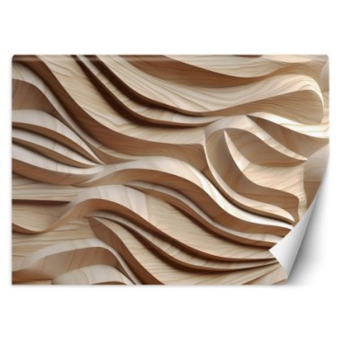 Wallpaper, Waves abstract 3D - 100x70