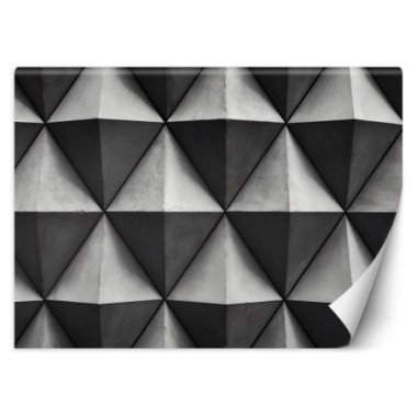 Wallpaper, Geometric triangles 3D - 100x70