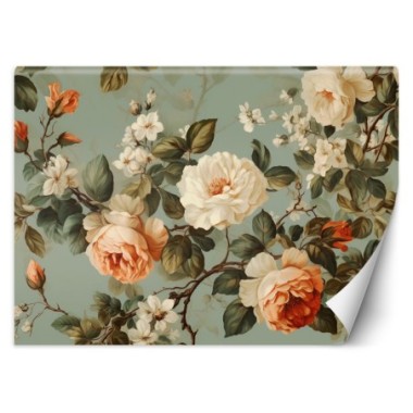 Wallpaper, Bouquet of flowers - 100x70