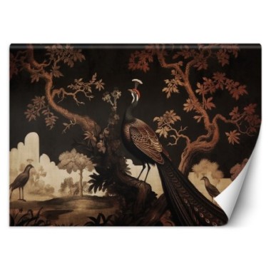 Wallpaper, Oriental tree peacock - 100x70