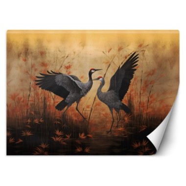 Wallpaper, Crane Nature Birds - 100x70