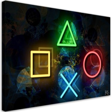 Quadro su tela, Pulsanti per il controller - 60x40